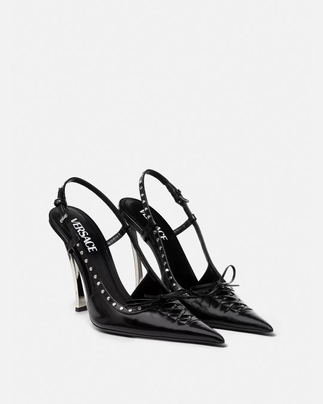 Laced Pin-Point Slingback Pumps*Versace Online