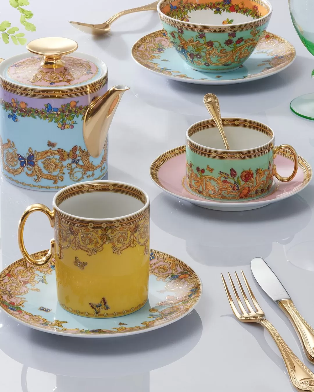 Le Jardin Tea Set*Versace Discount