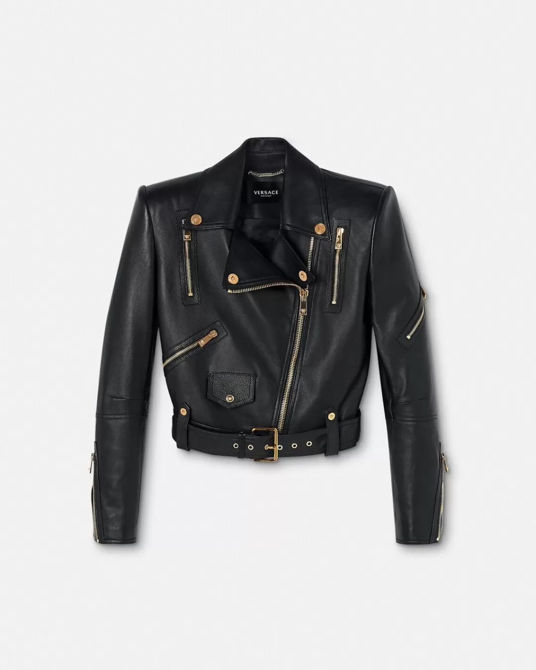 Leather Biker Jacket*Versace Flash Sale