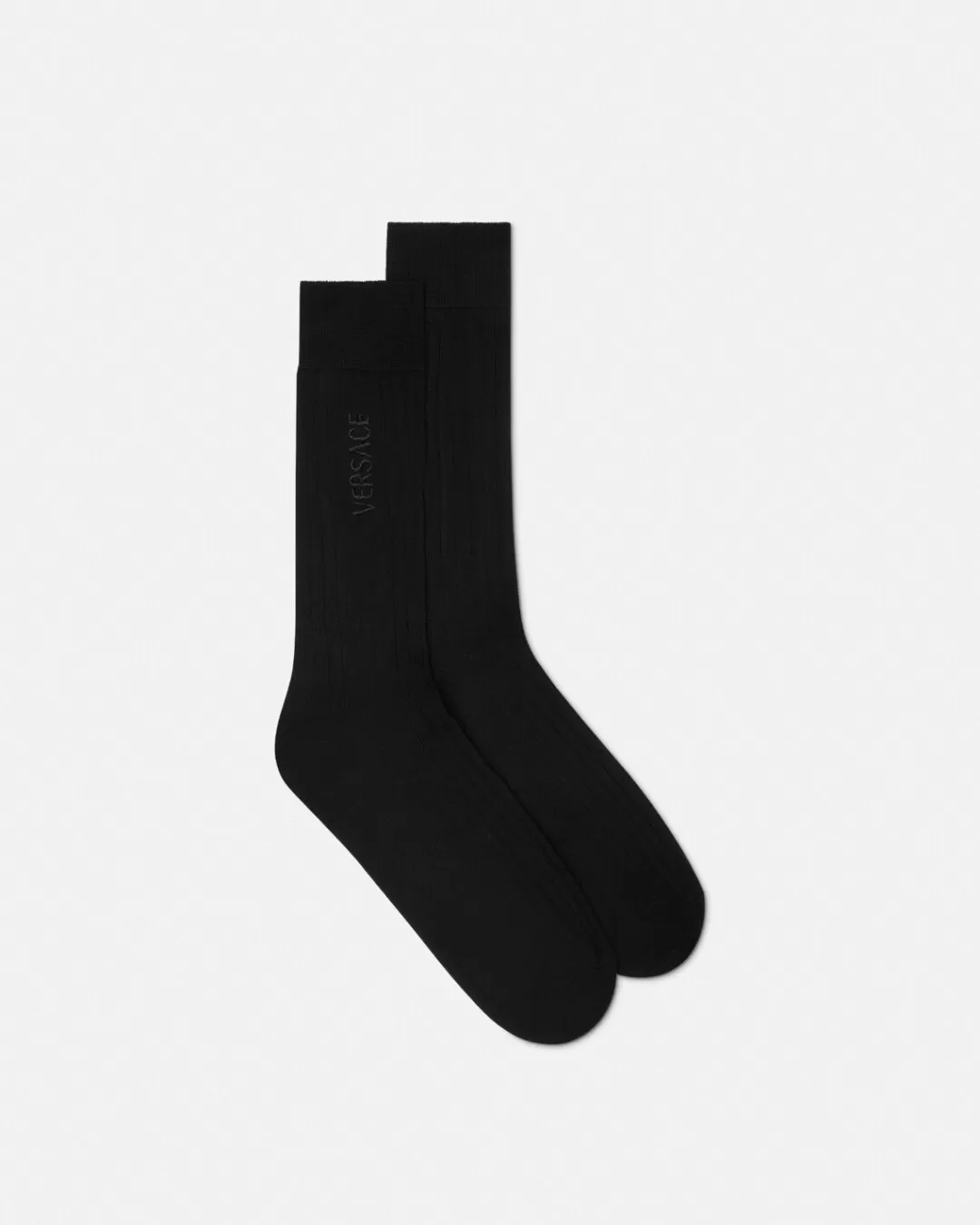 Logo Ribbed Socks*Versace New