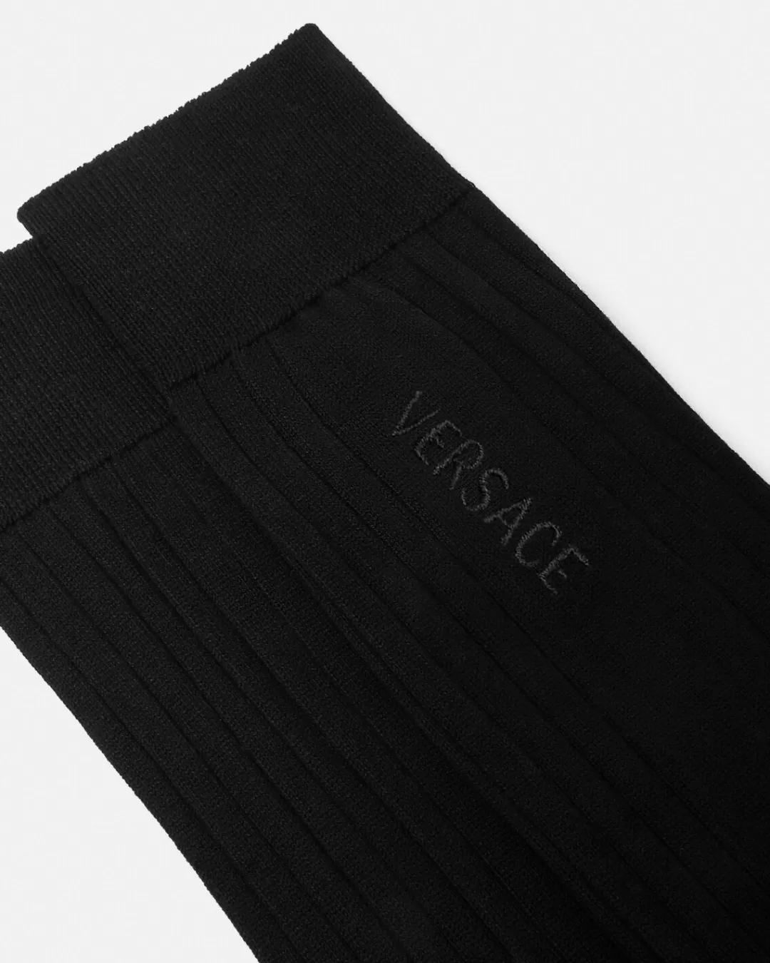 Logo Ribbed Socks*Versace New