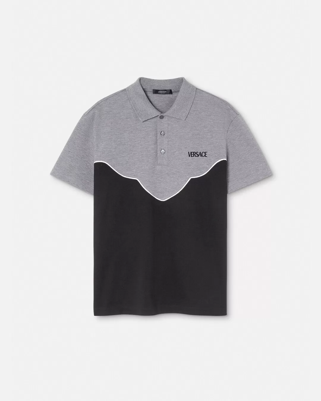 Logo Short-Sleeved Polo Shirt*Versace Discount