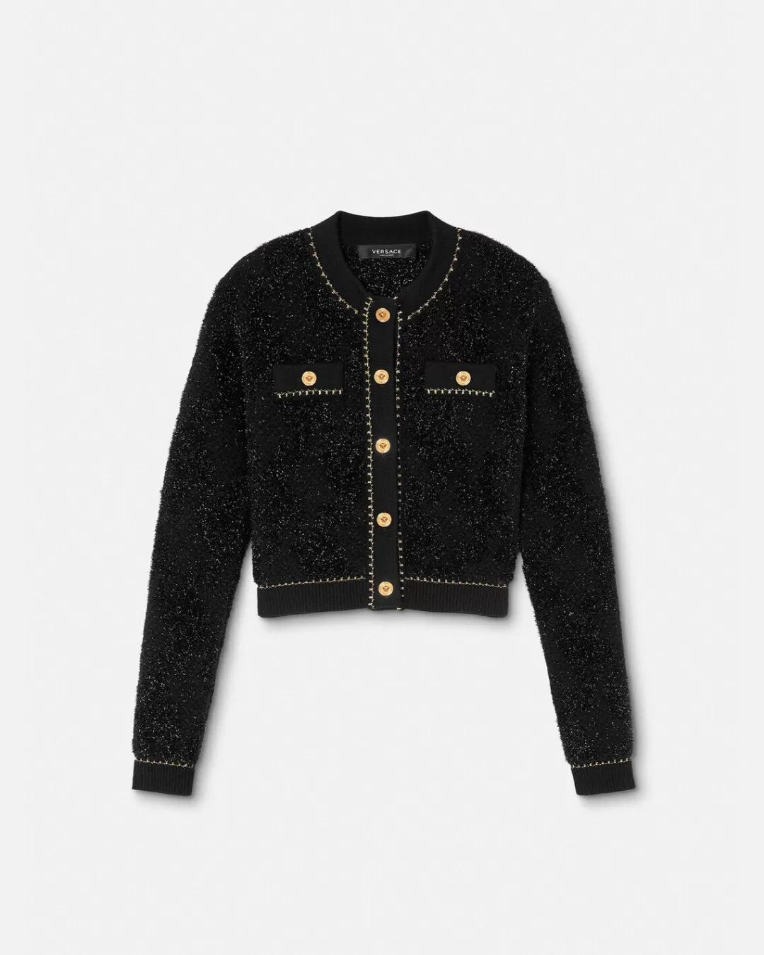 Lurex Tweed Cardigan*Versace Flash Sale