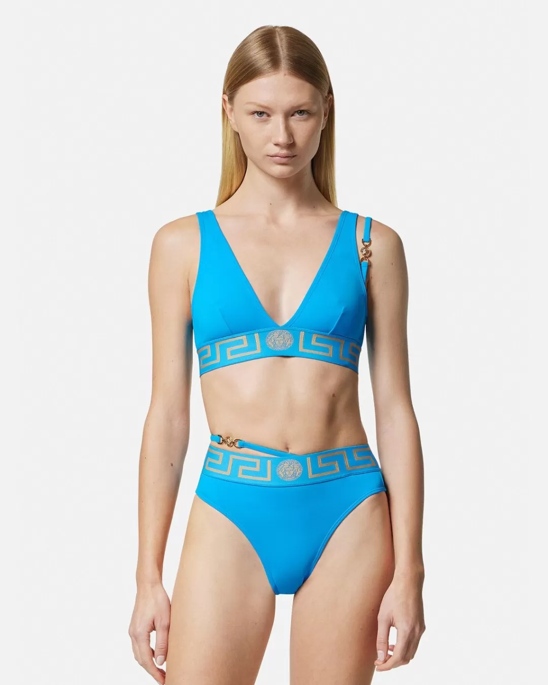 Medusa '95 Greca Border Bikini Bottoms*Versace Best