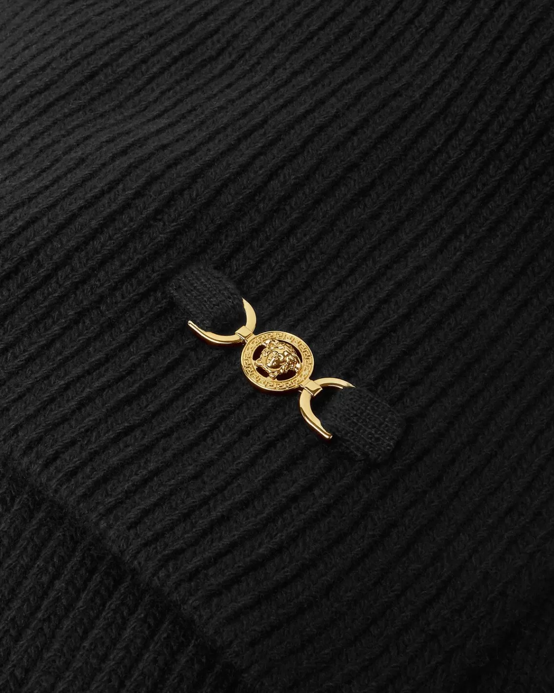 Medusa '95 Ribbed Knit Scarf*Versace Best