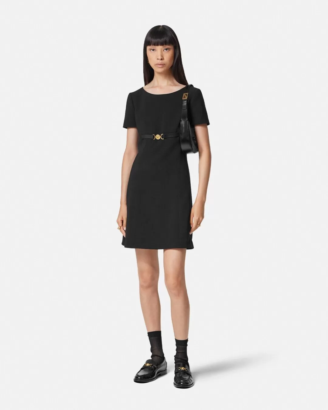 Medusa '95 Short-Sleeved Mini Dress*Versace Outlet