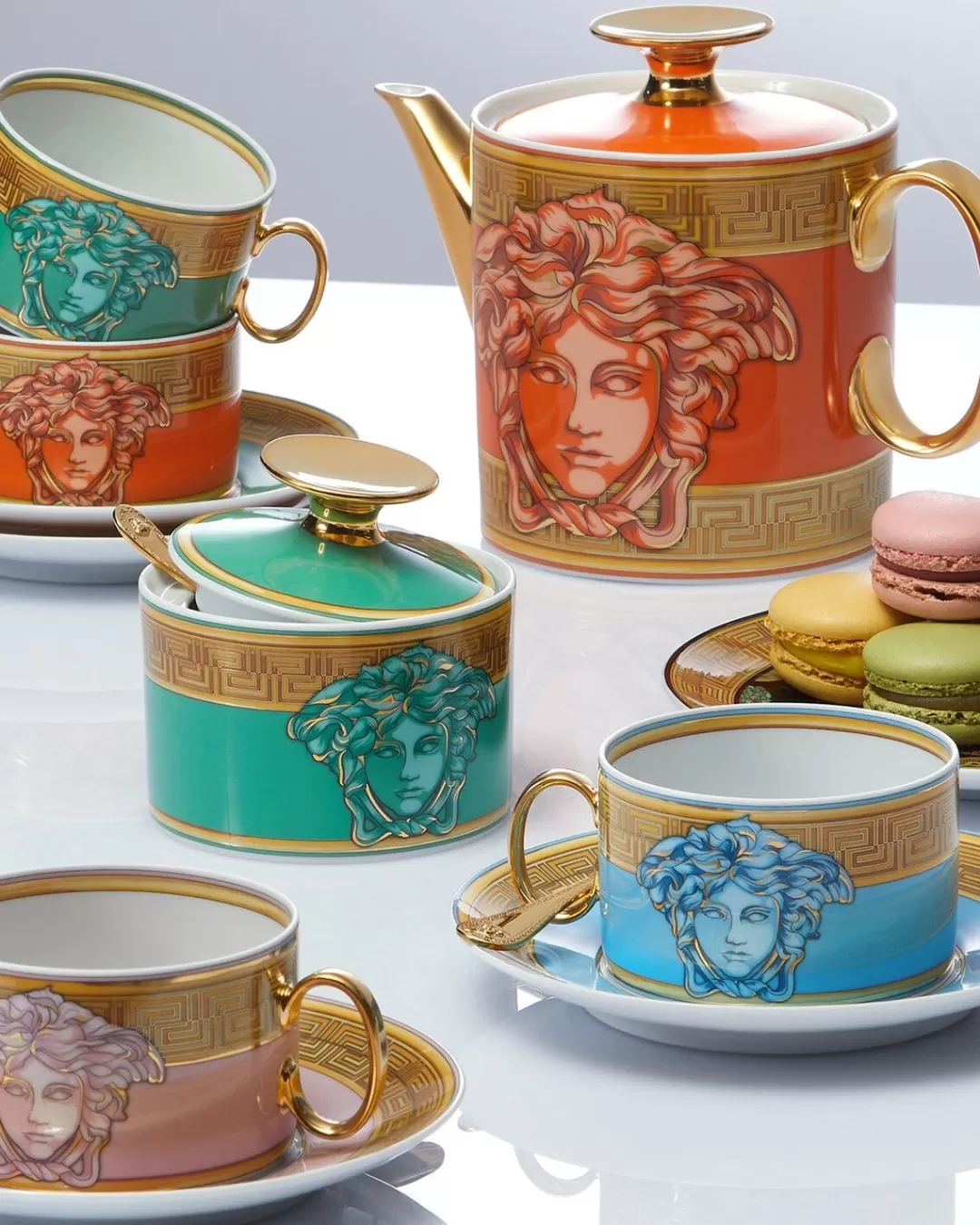 Medusa Amplified Tea Cup & Saucer*Versace New