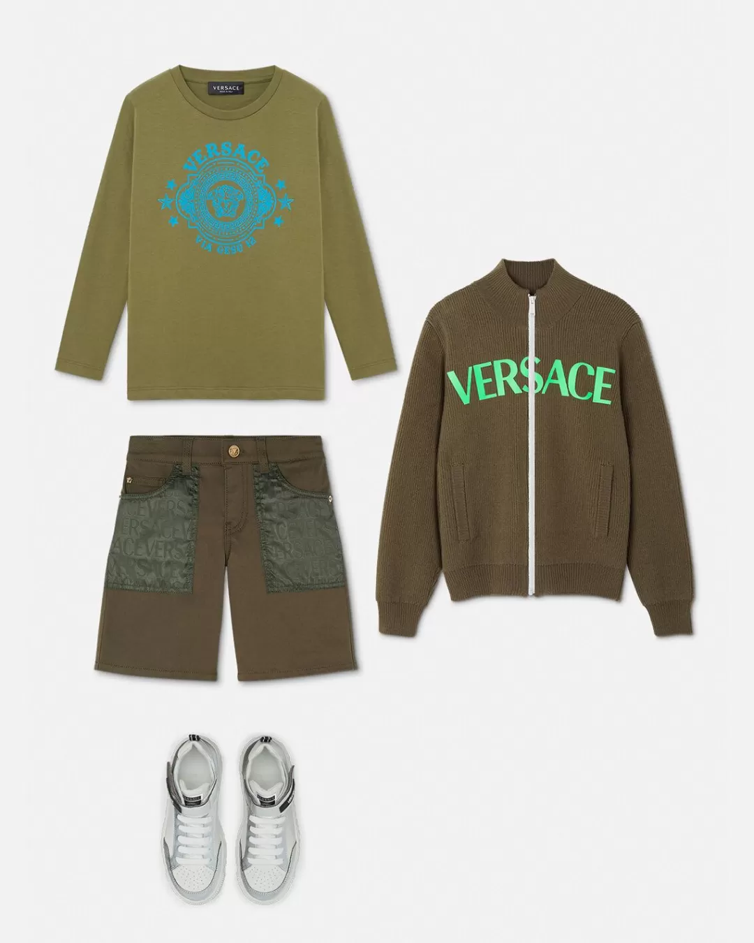 Medusa Badge Kids T-Shirt*Versace Online