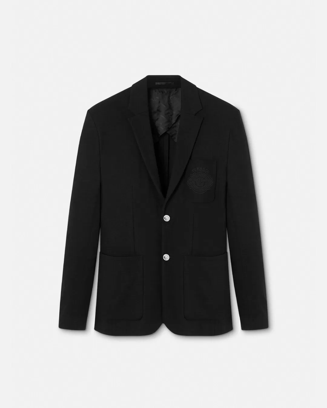 Medusa Badge Single-Breasted Blazer*Versace Fashion