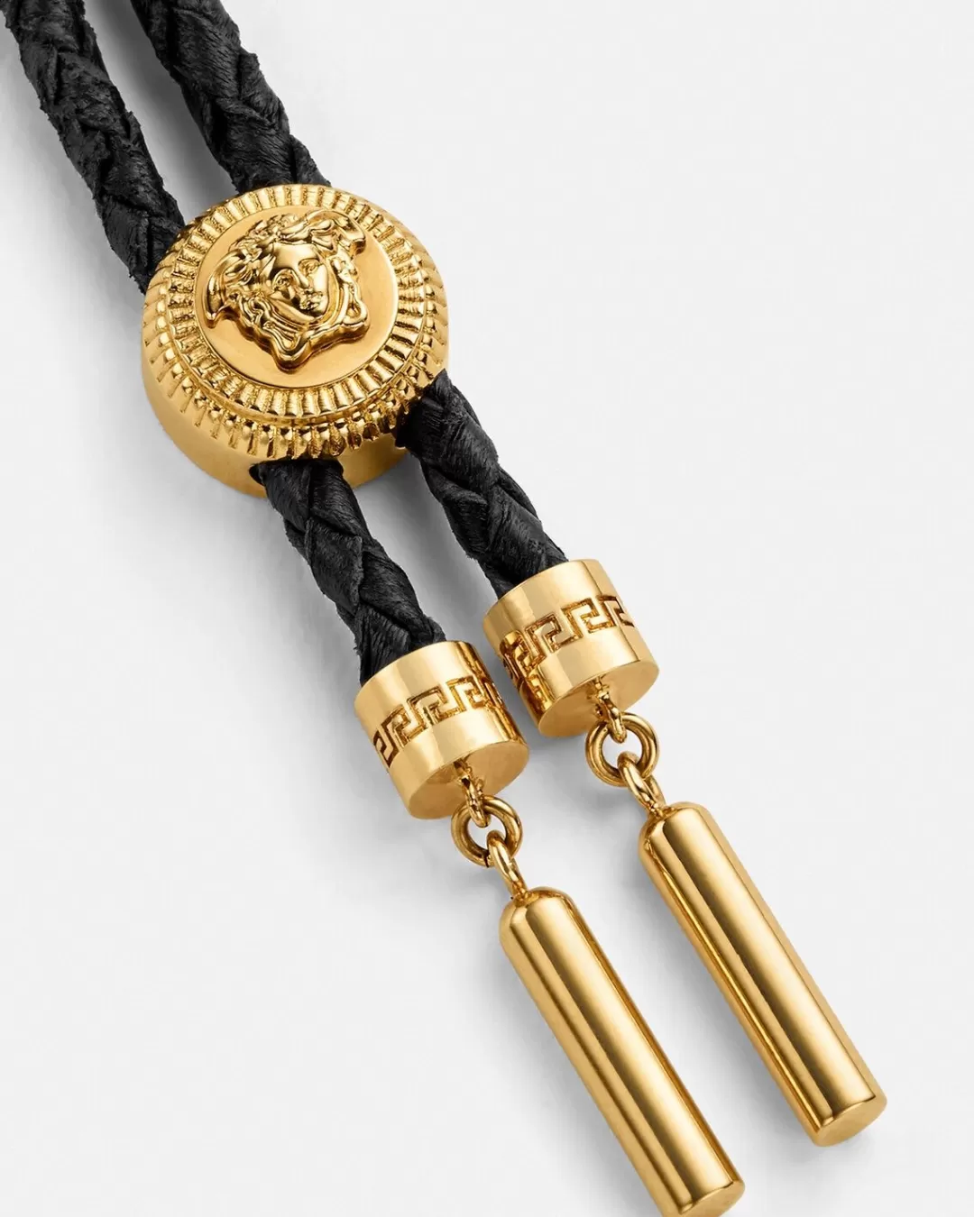 Medusa Biggie Braided Leather Necklace*Versace Hot