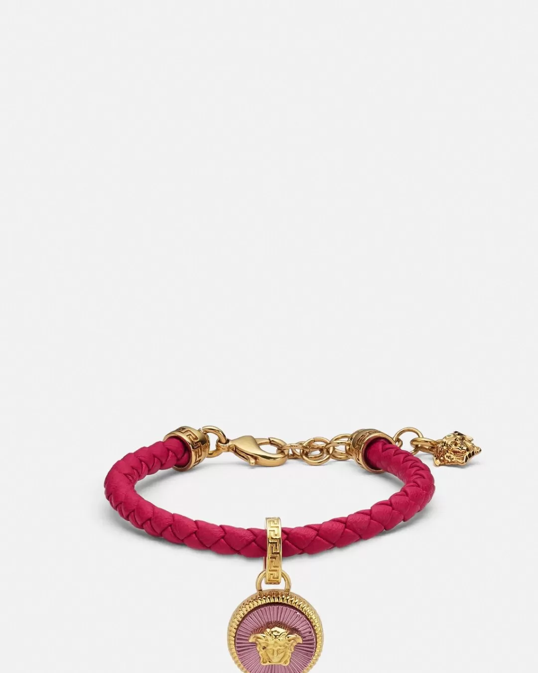 Medusa Biggie Leather Bracelet*Versace Cheap