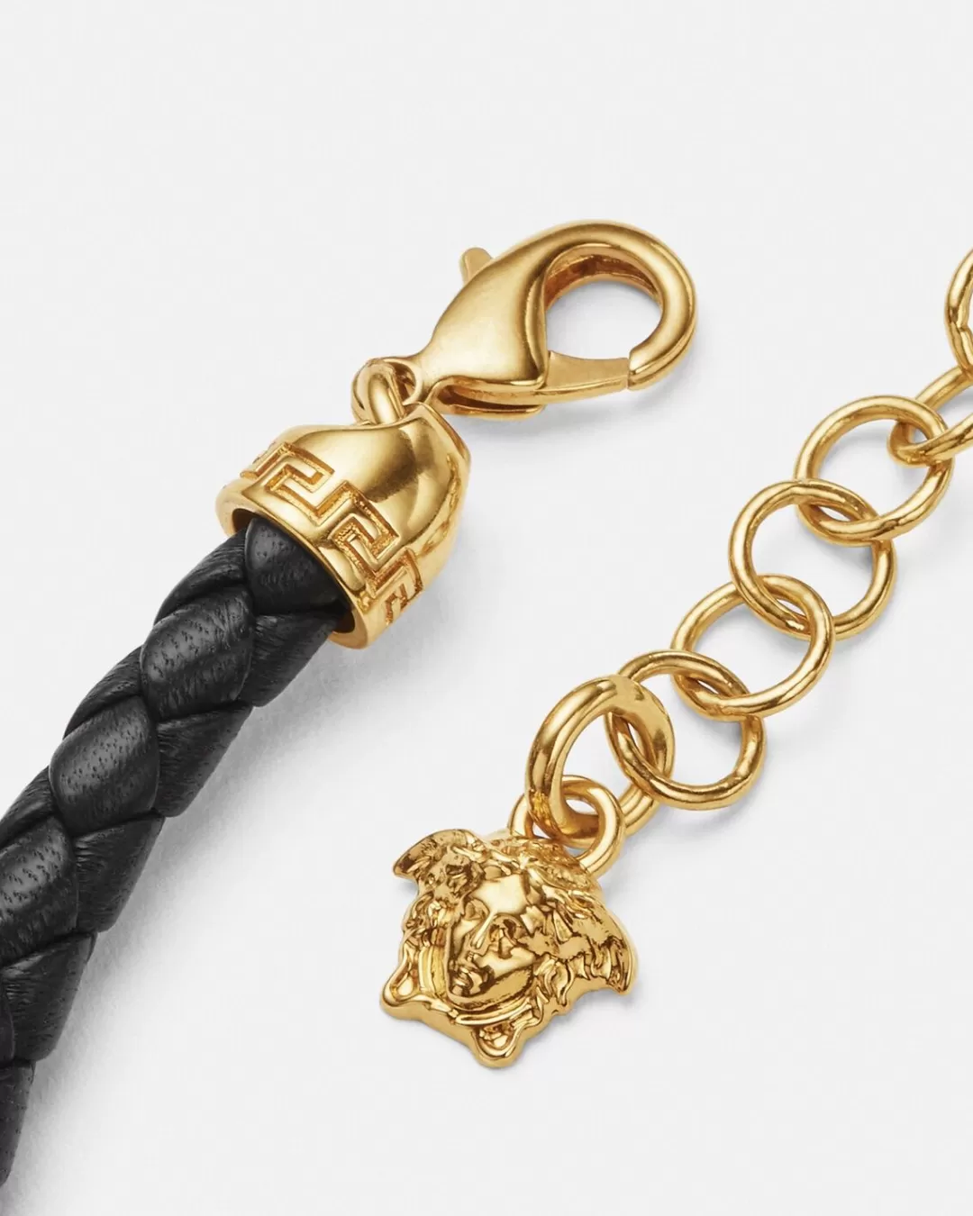 Medusa Biggie Leather Necklace*Versace Online