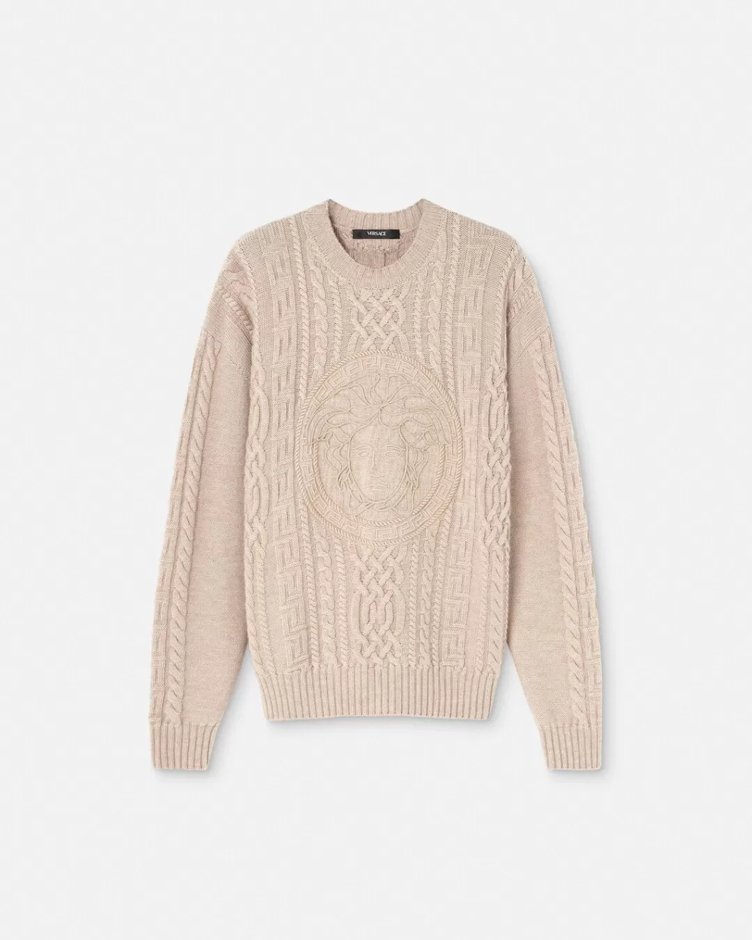 Medusa Cable-Knit Sweater*Versace Clearance