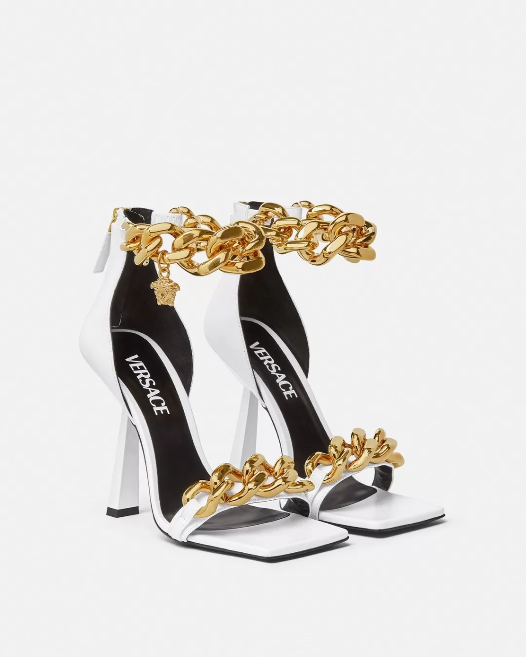 Medusa Chain High Heel Sandals*Versace Hot