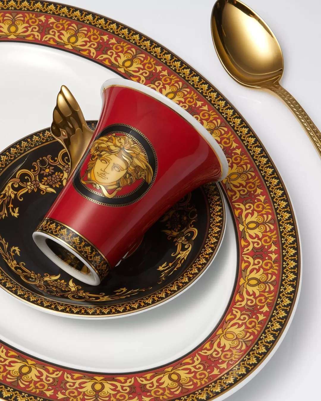 Medusa Coffee Cup And Saucer*Versace Fashion