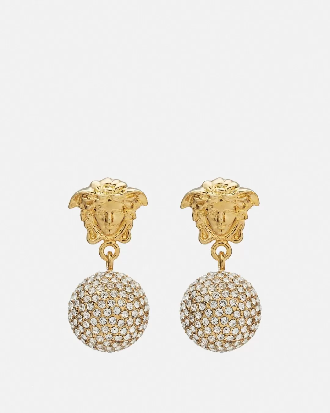 Medusa Crystal Ball Earrings*Versace Online