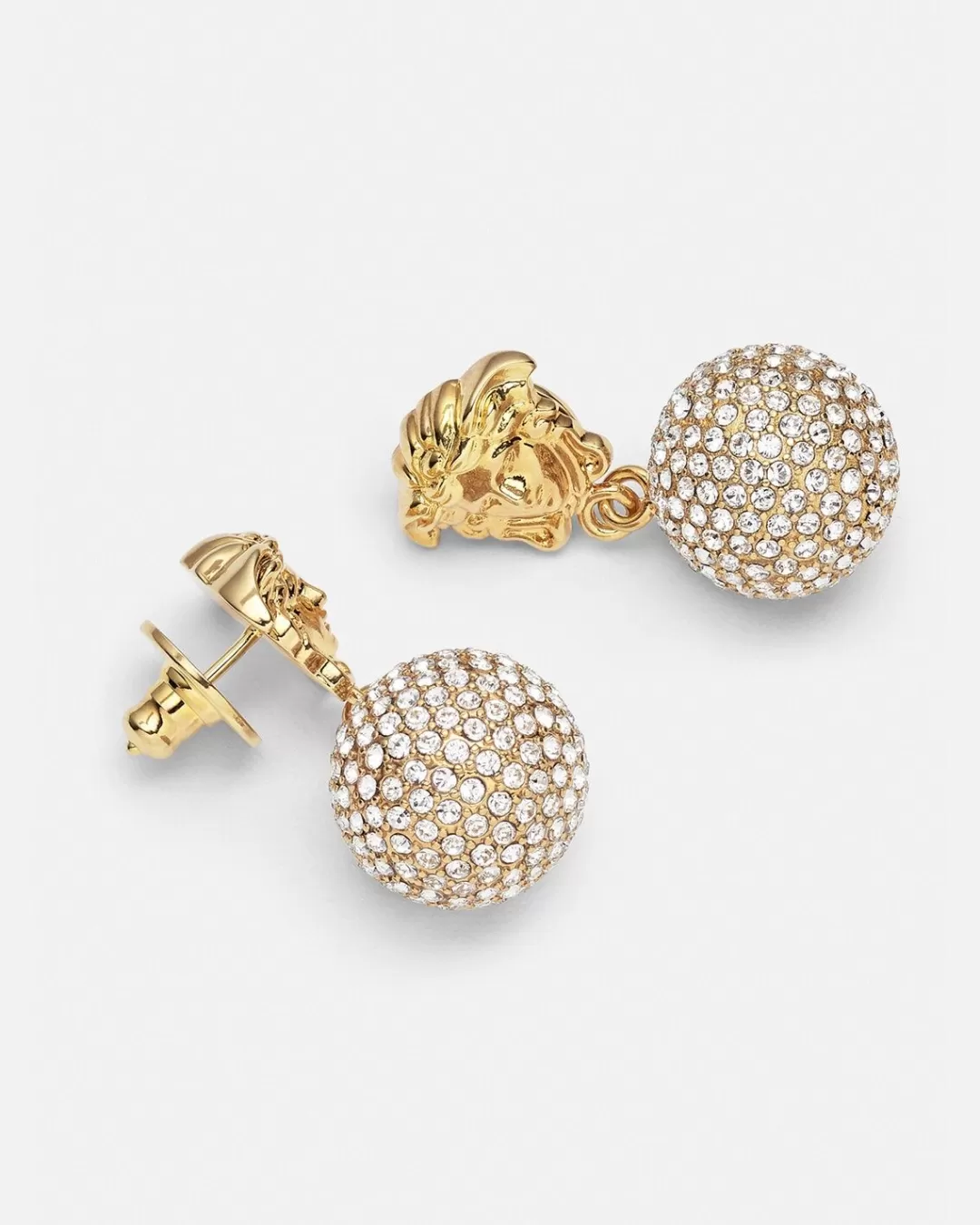 Medusa Crystal Ball Earrings*Versace Online