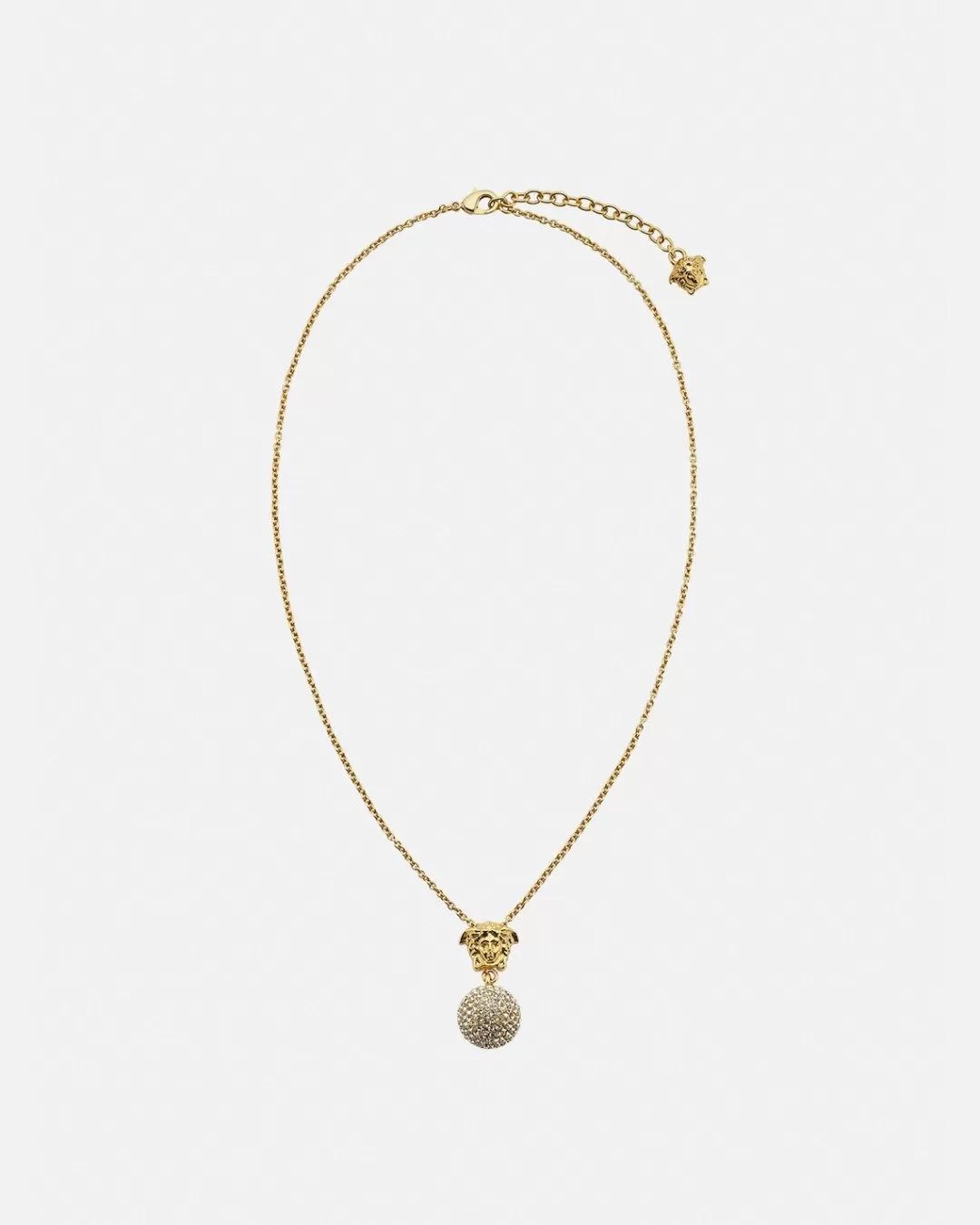 Medusa Crystal Ball Necklace*Versace Sale