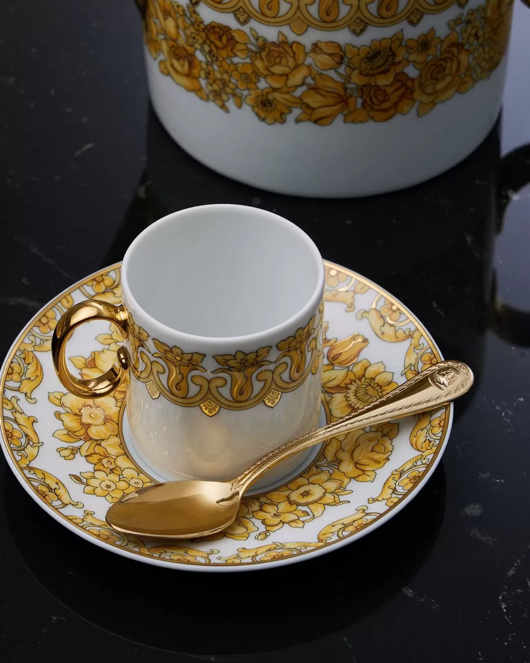 Medusa Gilded Coffee Spoon*Versace Cheap