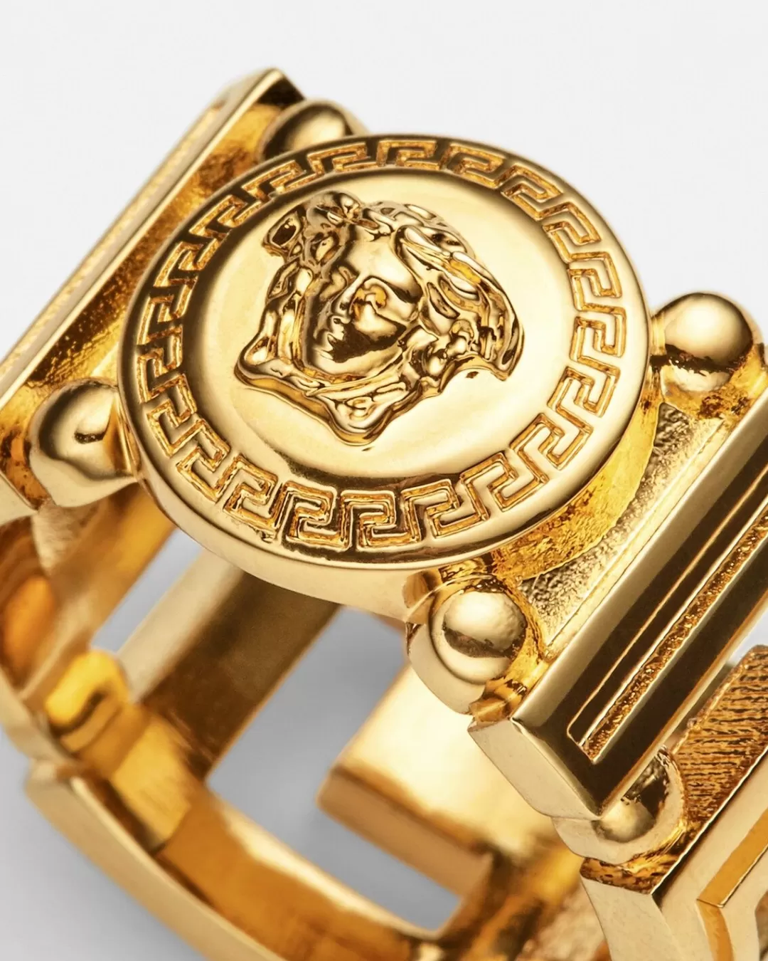 Medusa Greca Ring*Versace Clearance