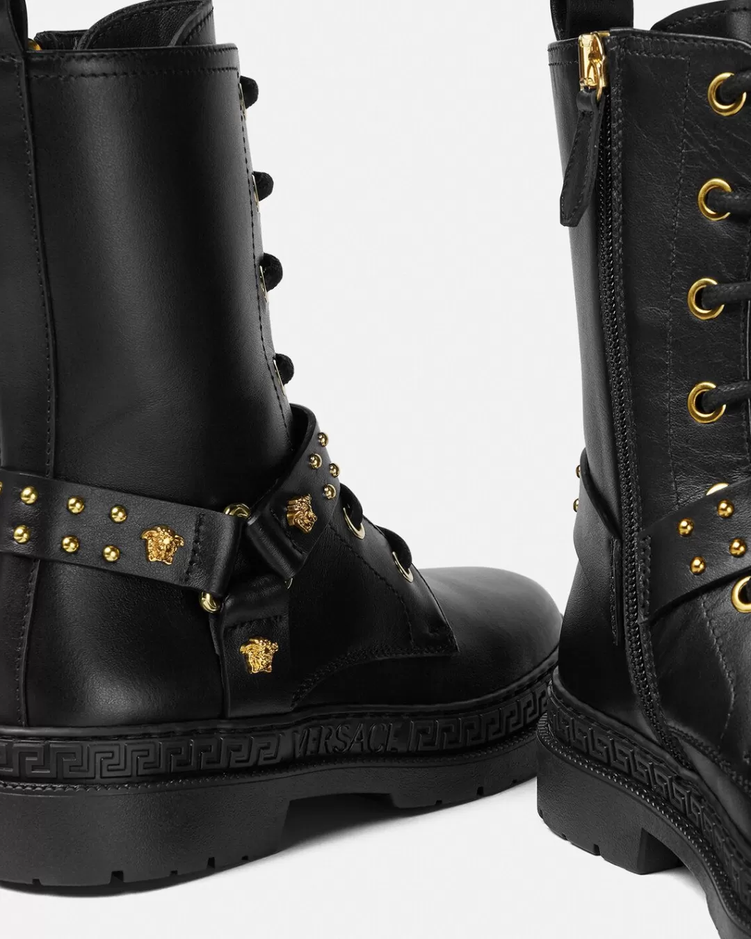 Medusa Kids Biker Boots*Versace Discount