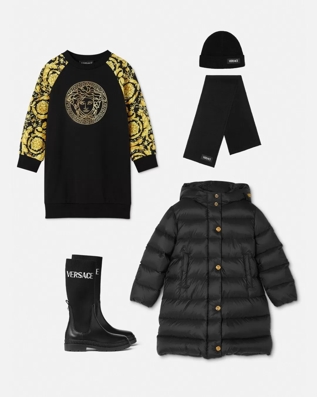 Medusa Kids Puffer Jacket*Versace Discount