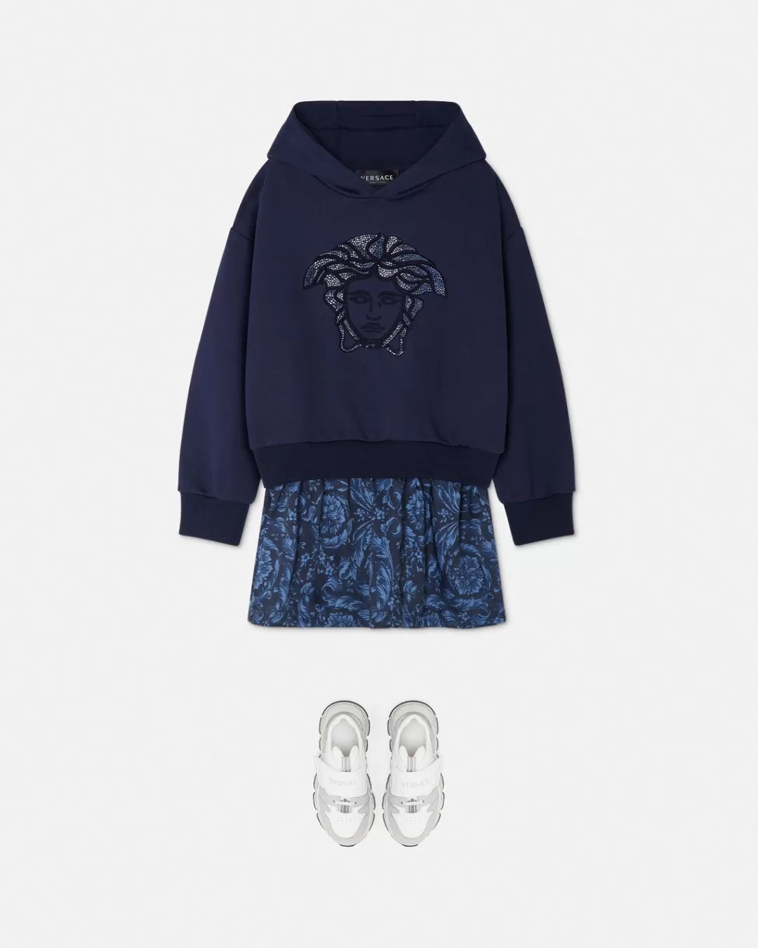 Medusa Kids Sweatshirt Dress*Versace New