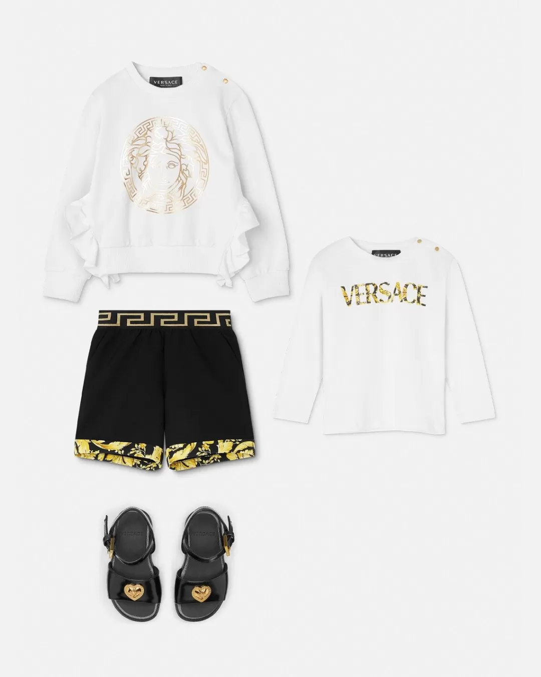 Medusa Logo Baby Sweatshirt*Versace Fashion