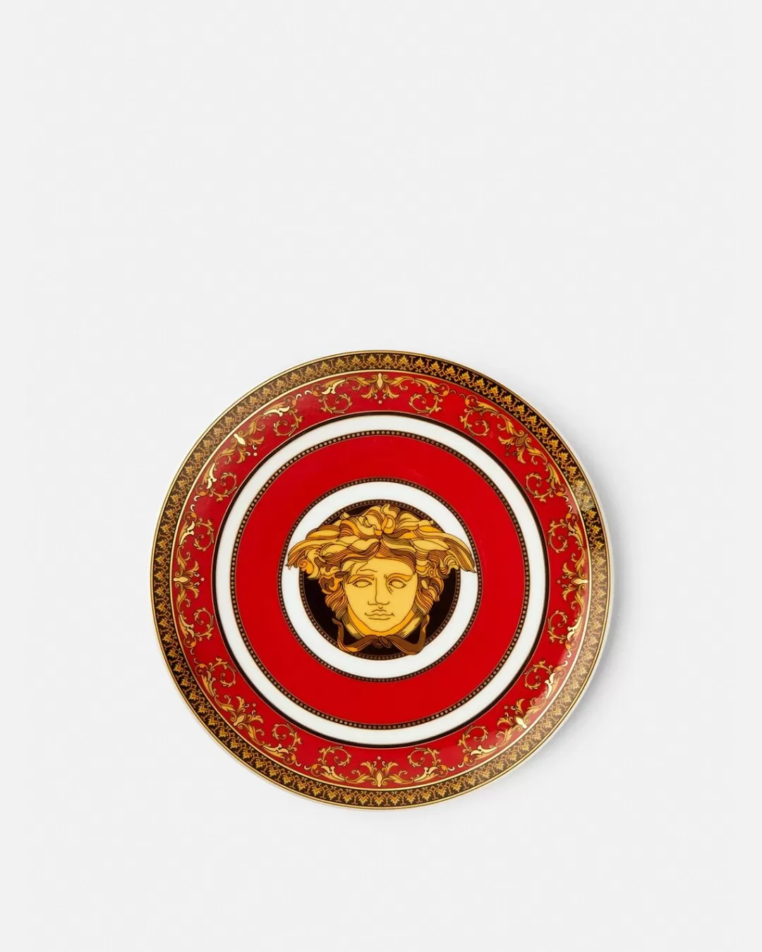 Medusa Red Small Plate 17 Cm*Versace Fashion