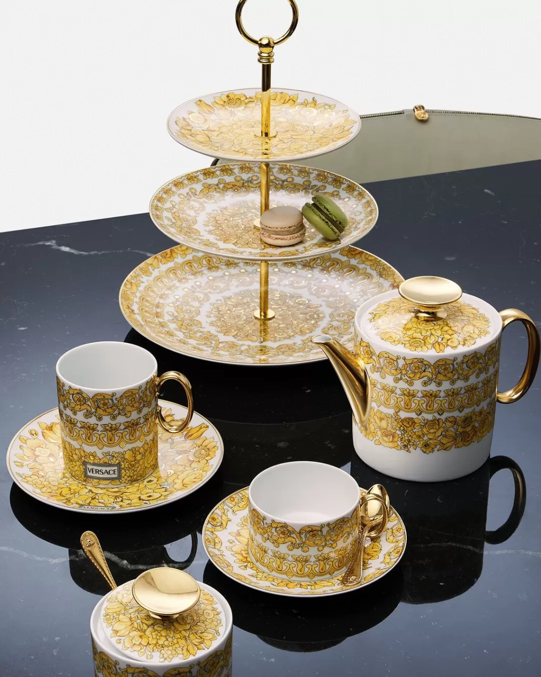 Medusa Rhapsody Tea Cup & Saucer*Versace Cheap