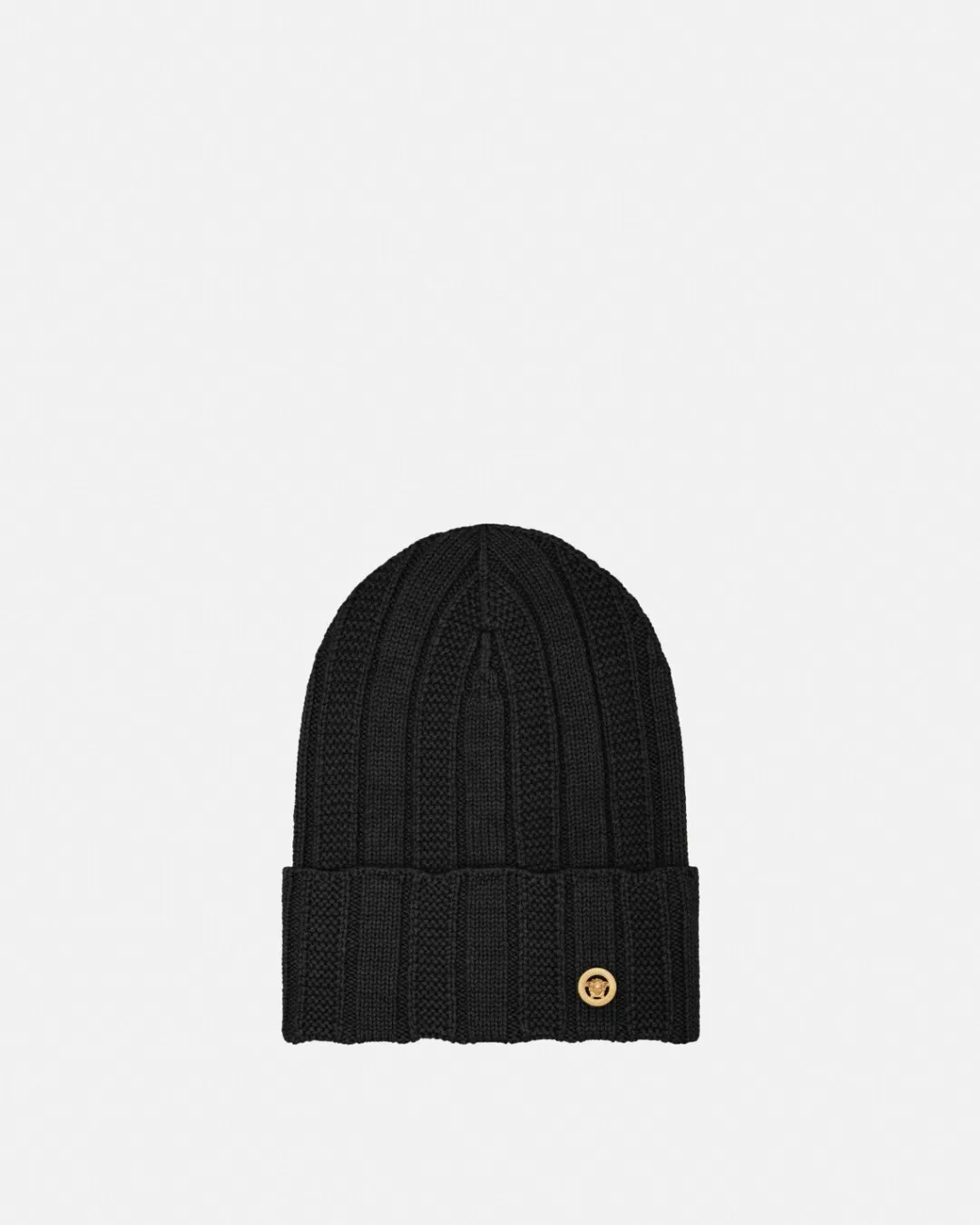 Medusa Ribbed Knit Beanie*Versace Store