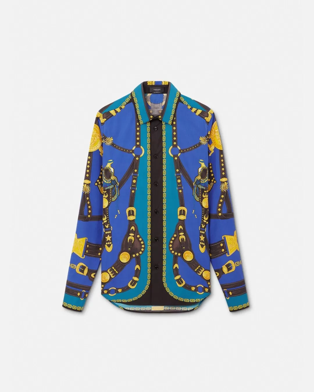 Medusa Saddle Cotton Shirt*Versace Clearance