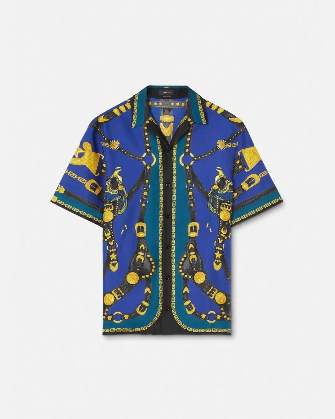 Medusa Saddle Silk Shirt*Versace Best