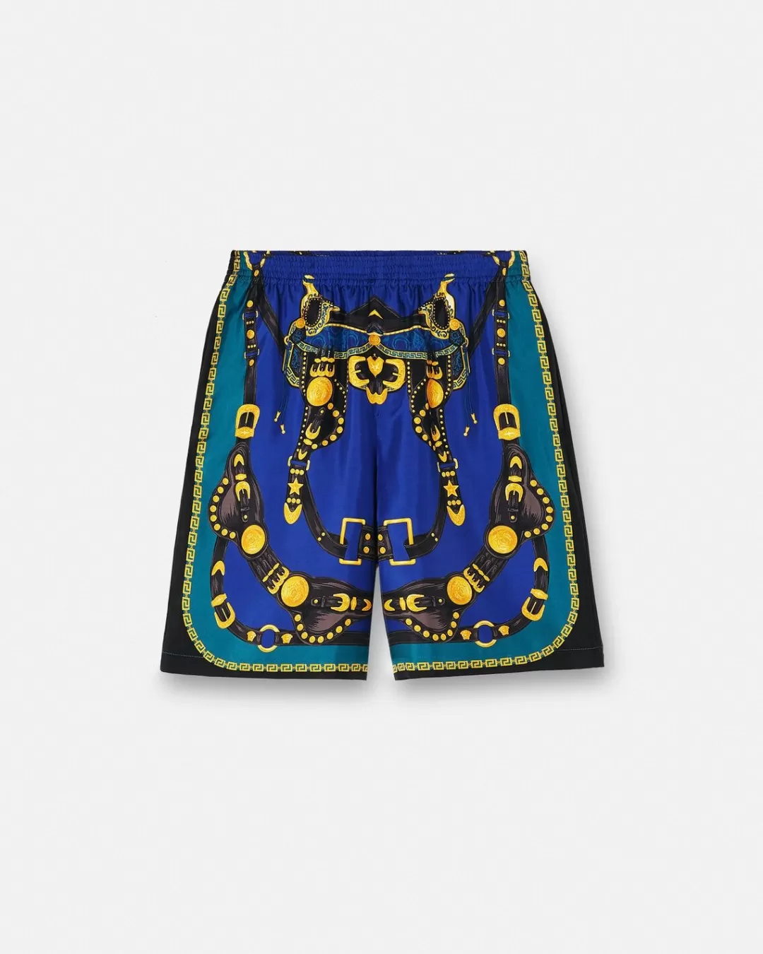 Medusa Saddle Silk Shorts*Versace Discount