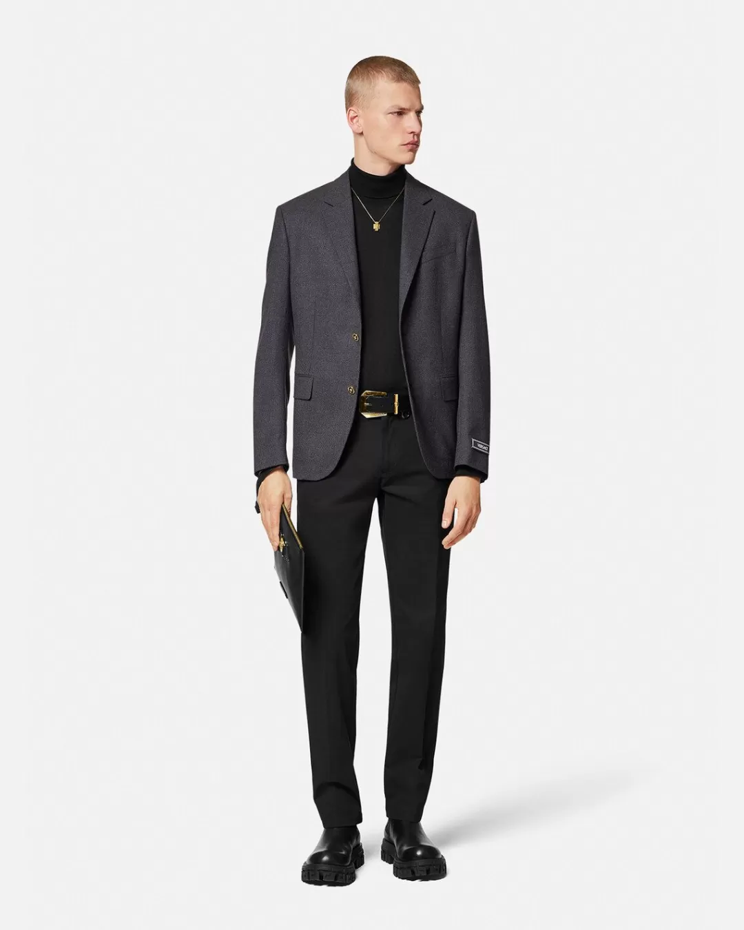 Medusa Saddle Single-Breasted Blazer*Versace Shop