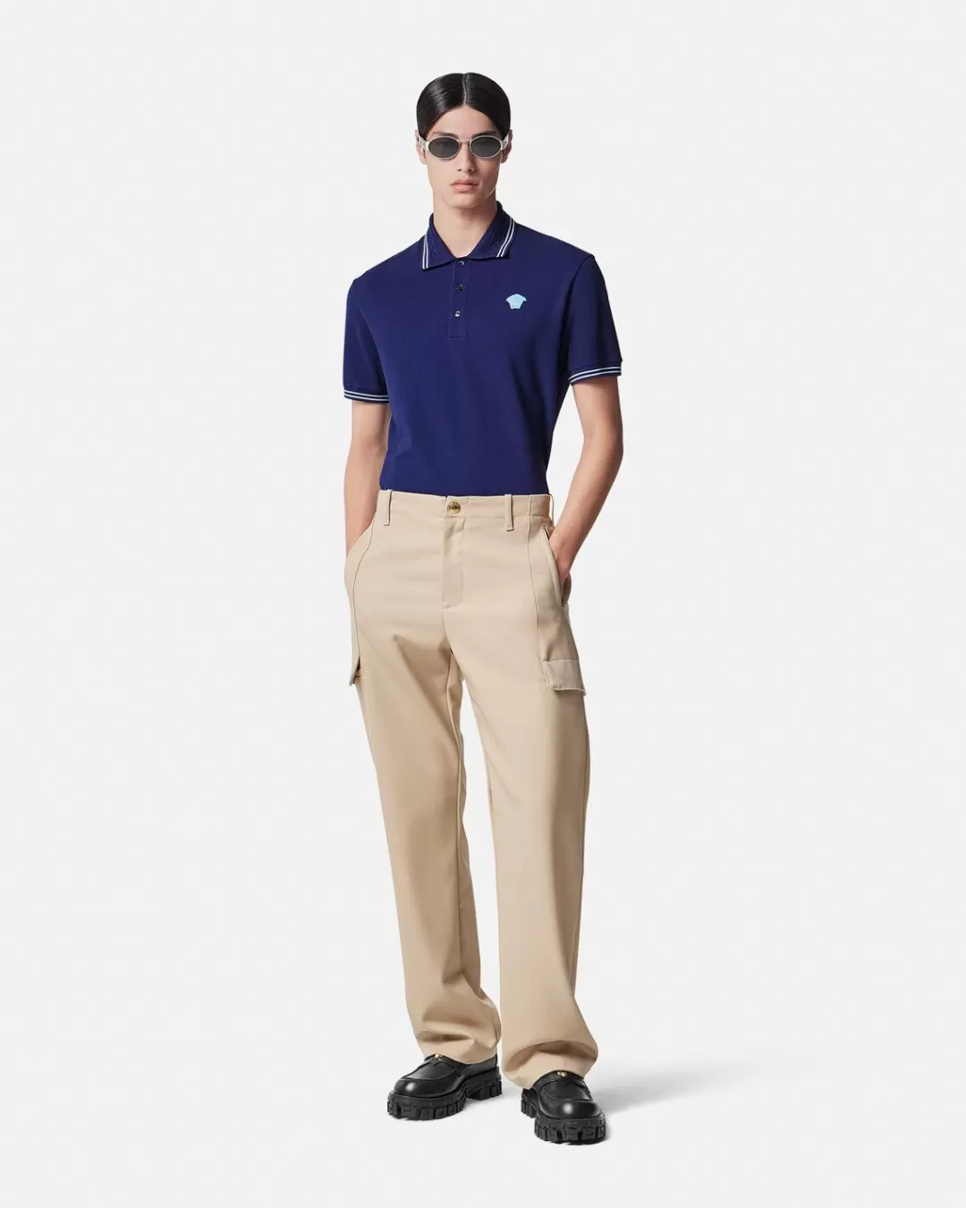 Medusa Short-Sleeved Polo Shirt*Versace Hot