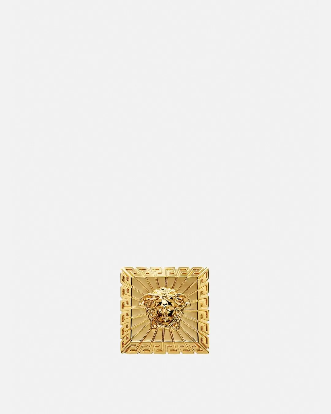 Medusa Square Ring*Versace Discount