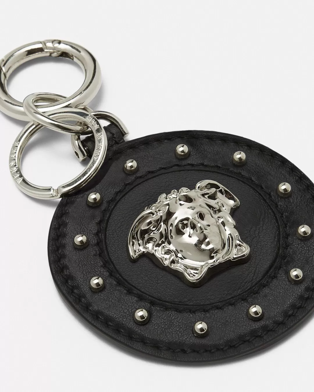 Medusa Studded Key Chain*Versace New