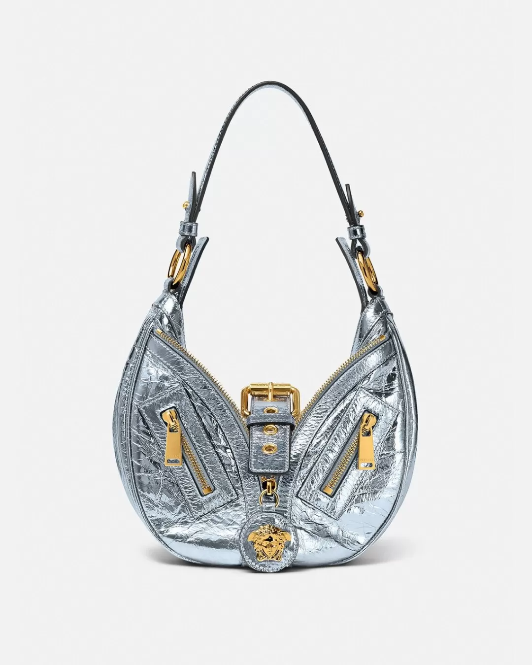 Metallic Repeat Small Hobo Bag*Versace Flash Sale