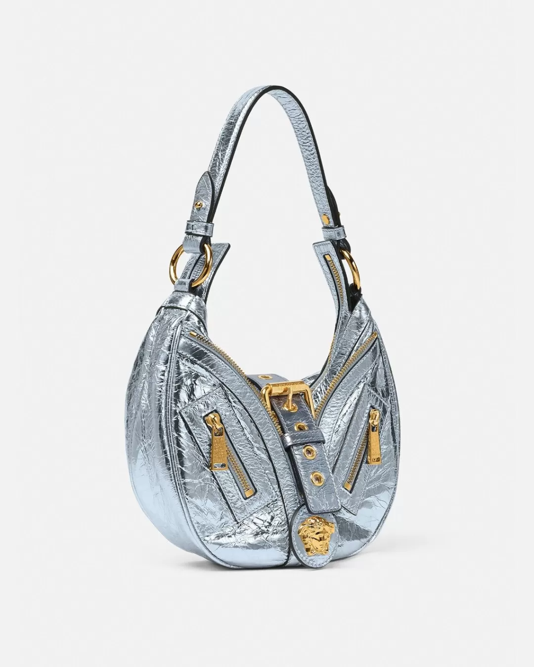 Metallic Repeat Small Hobo Bag*Versace Flash Sale