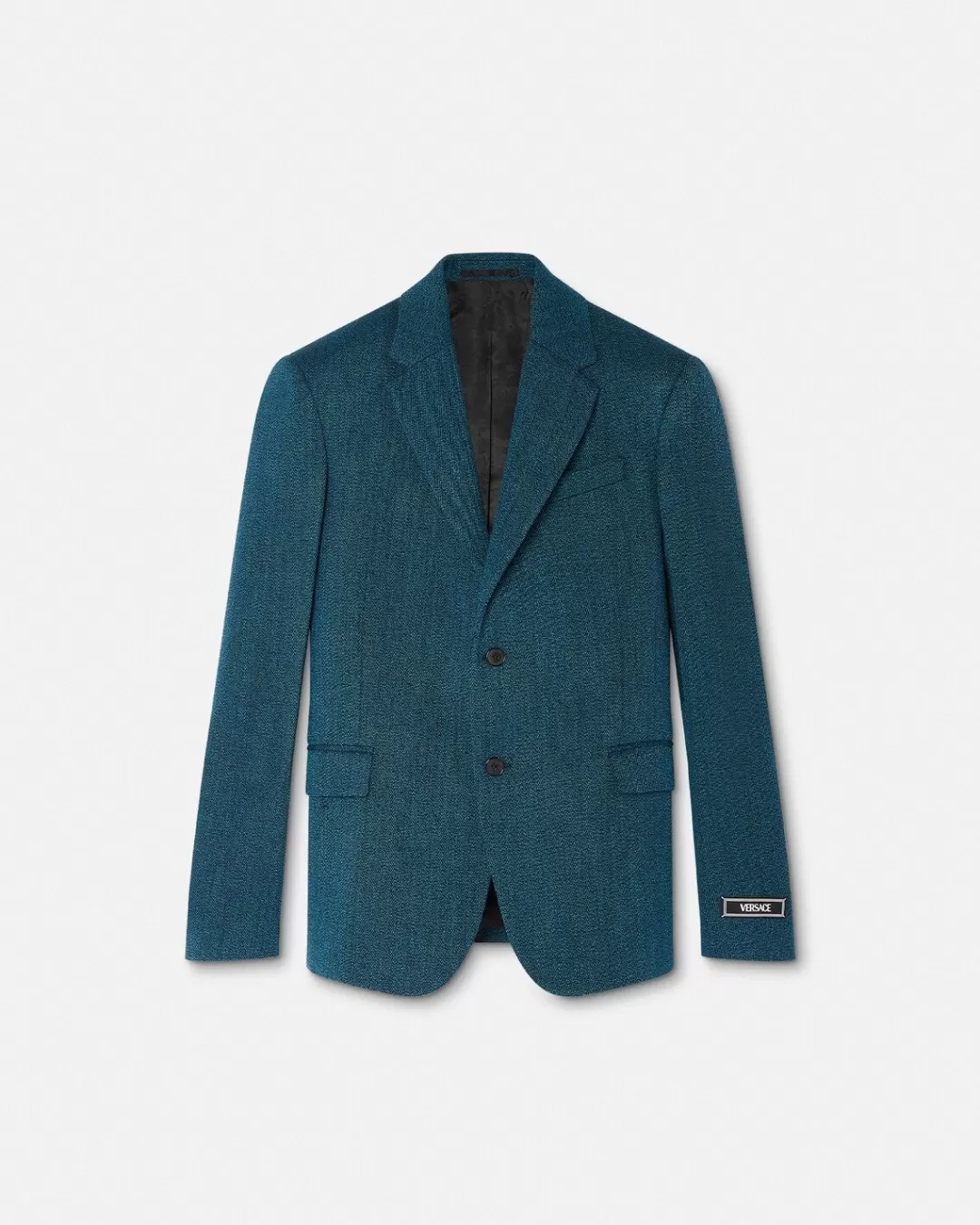 Mouline Wool Single-Breasted Blazer*Versace Shop