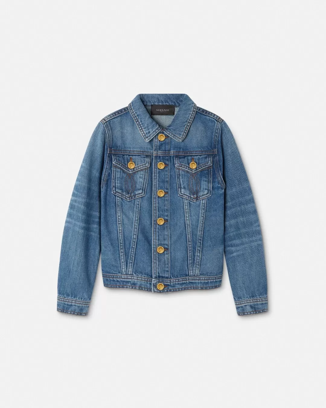 Nautical Medusa Kids Denim Jacket*Versace Cheap