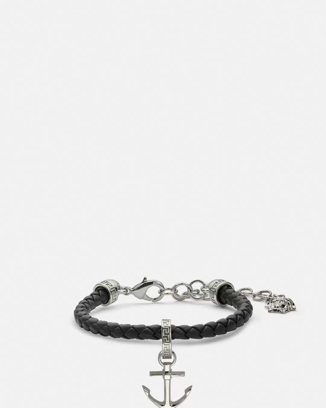 Nautical Medusa Leather Bracelet*Versace Online