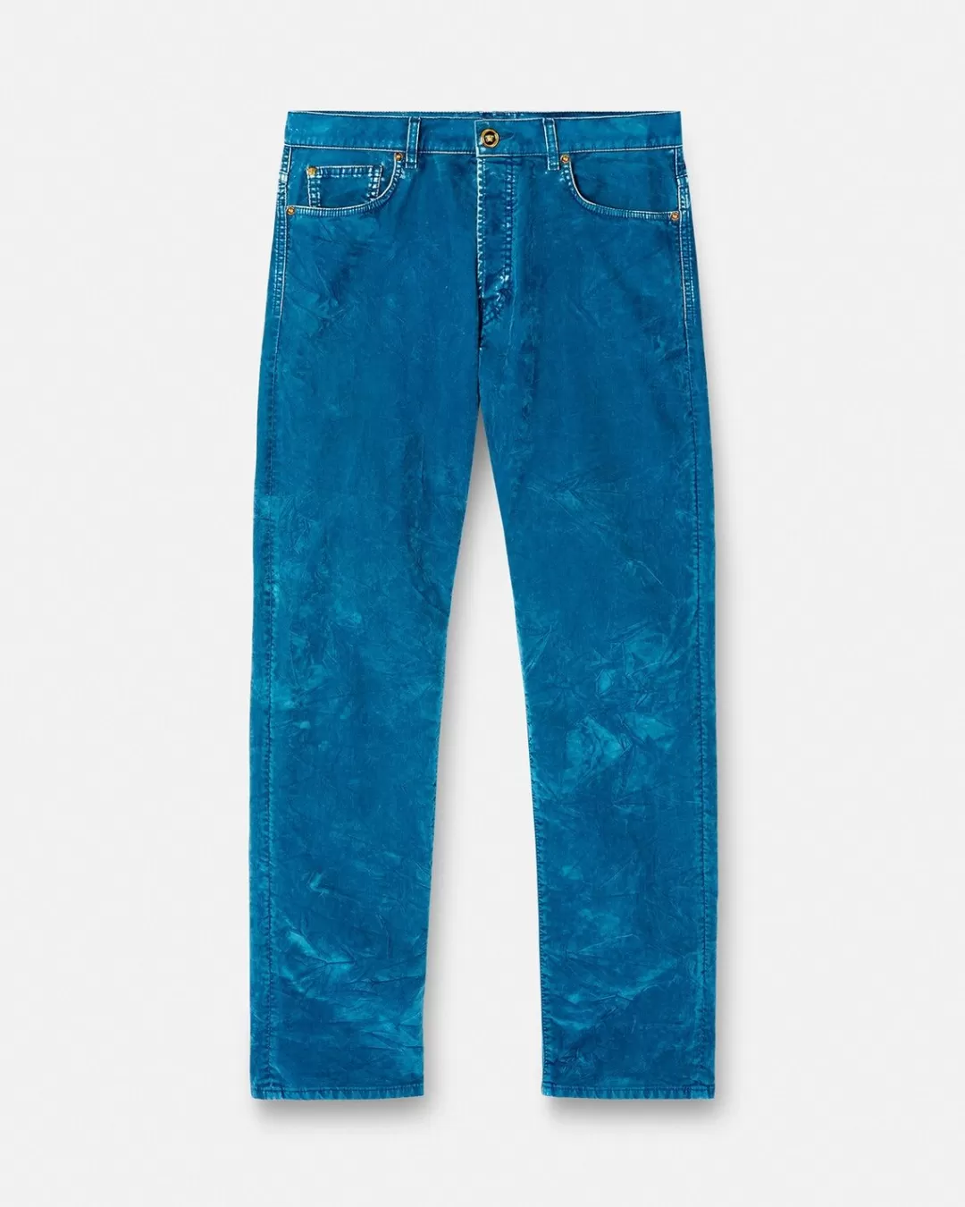 Regular-Fit Velvet Jeans*Versace Fashion