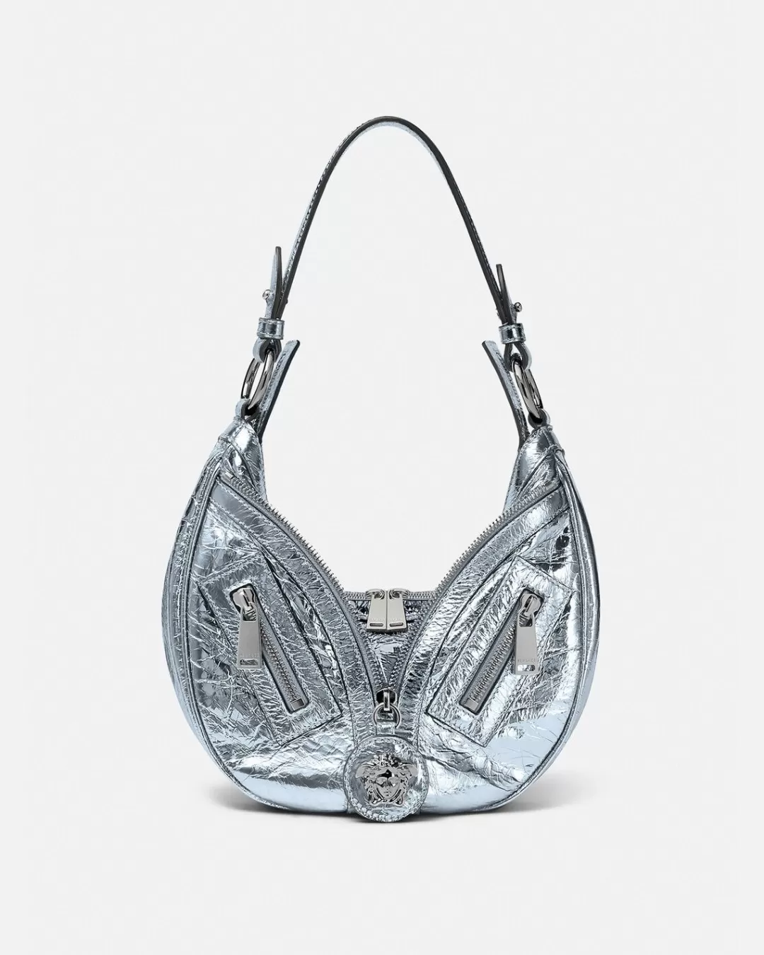 Repeat Metallic Small Hobo Bag*Versace New