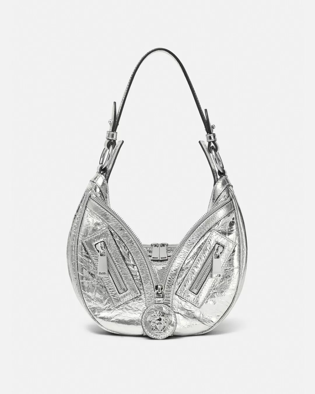 Repeat Metallic Small Hobo Bag*Versace Sale