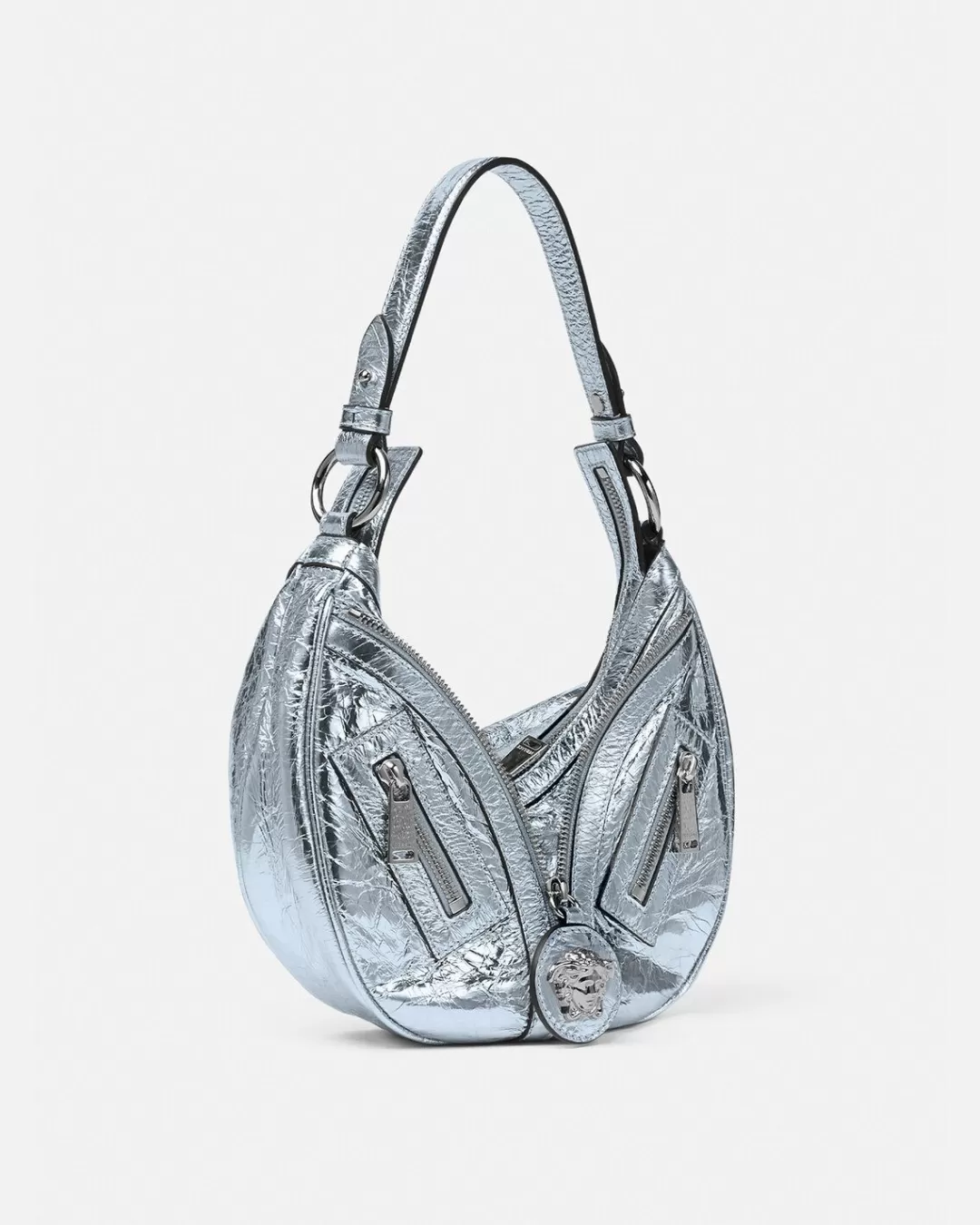 Repeat Metallic Small Hobo Bag*Versace New