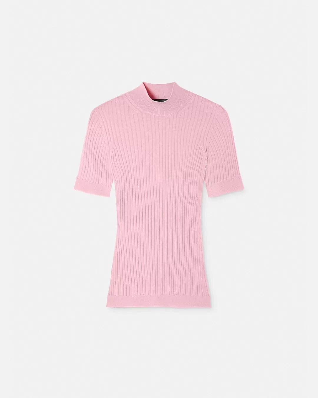 Ribbed Knit T-Shirt*Versace Fashion