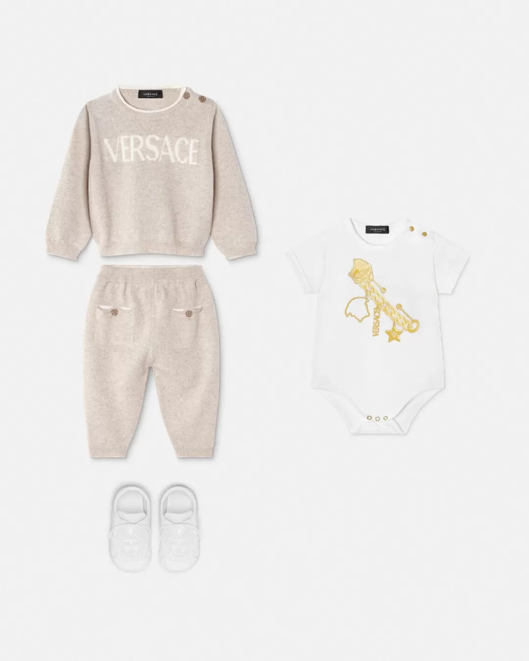 Safety Pin Baby Jumpsuit*Versace New