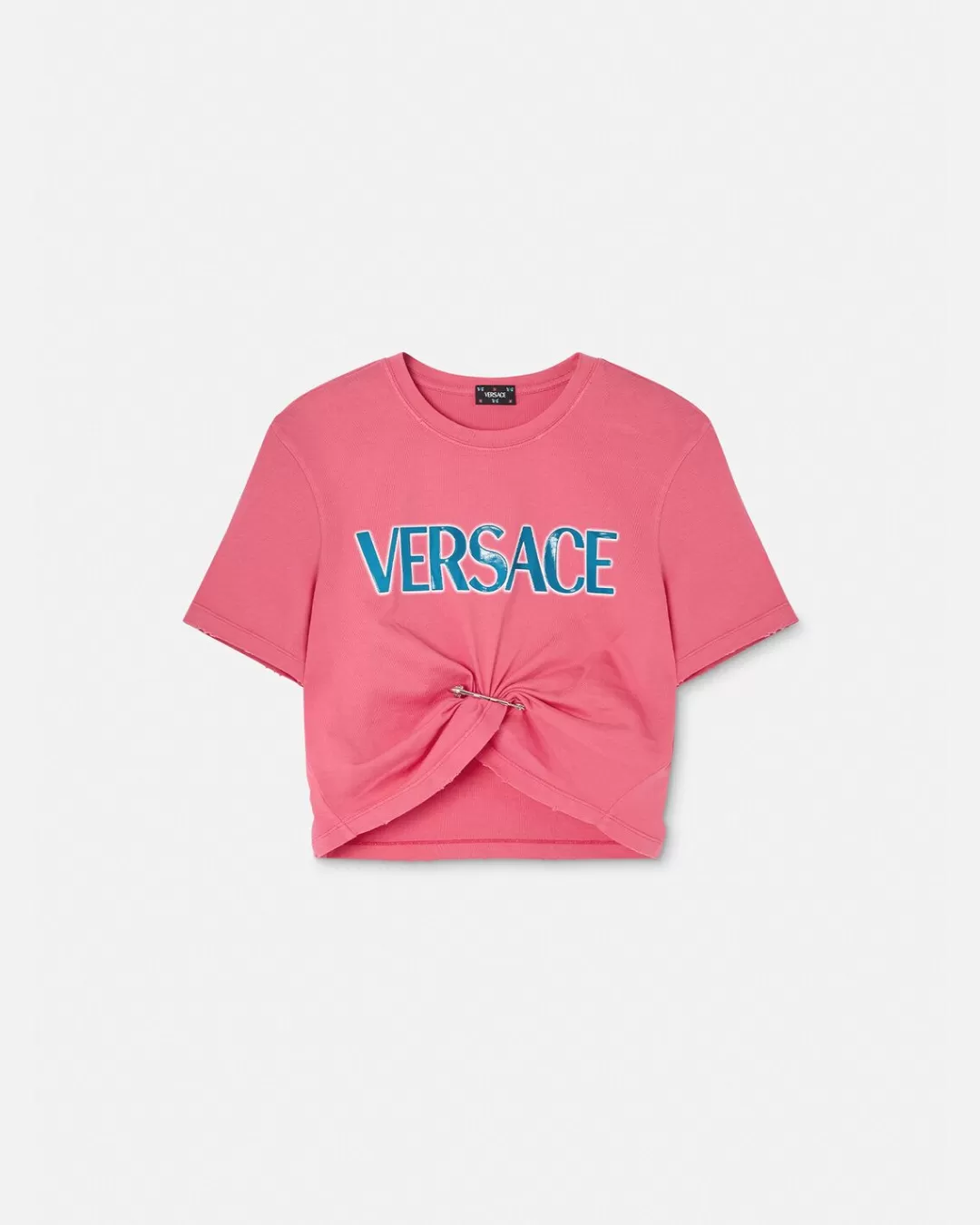 Safety Pin Logo T-Shirt*Versace Cheap